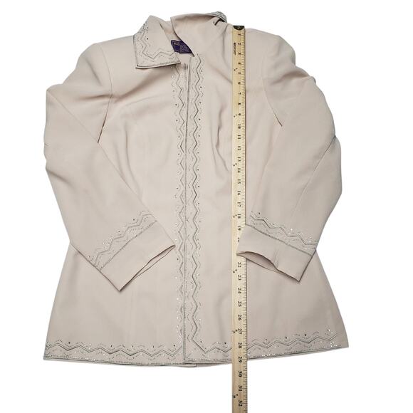 Blessings from Heaven 3-Piece Taupe Formal Ensemble Sz 14W Retro Y2K Churchwear - Picture 11 of 16